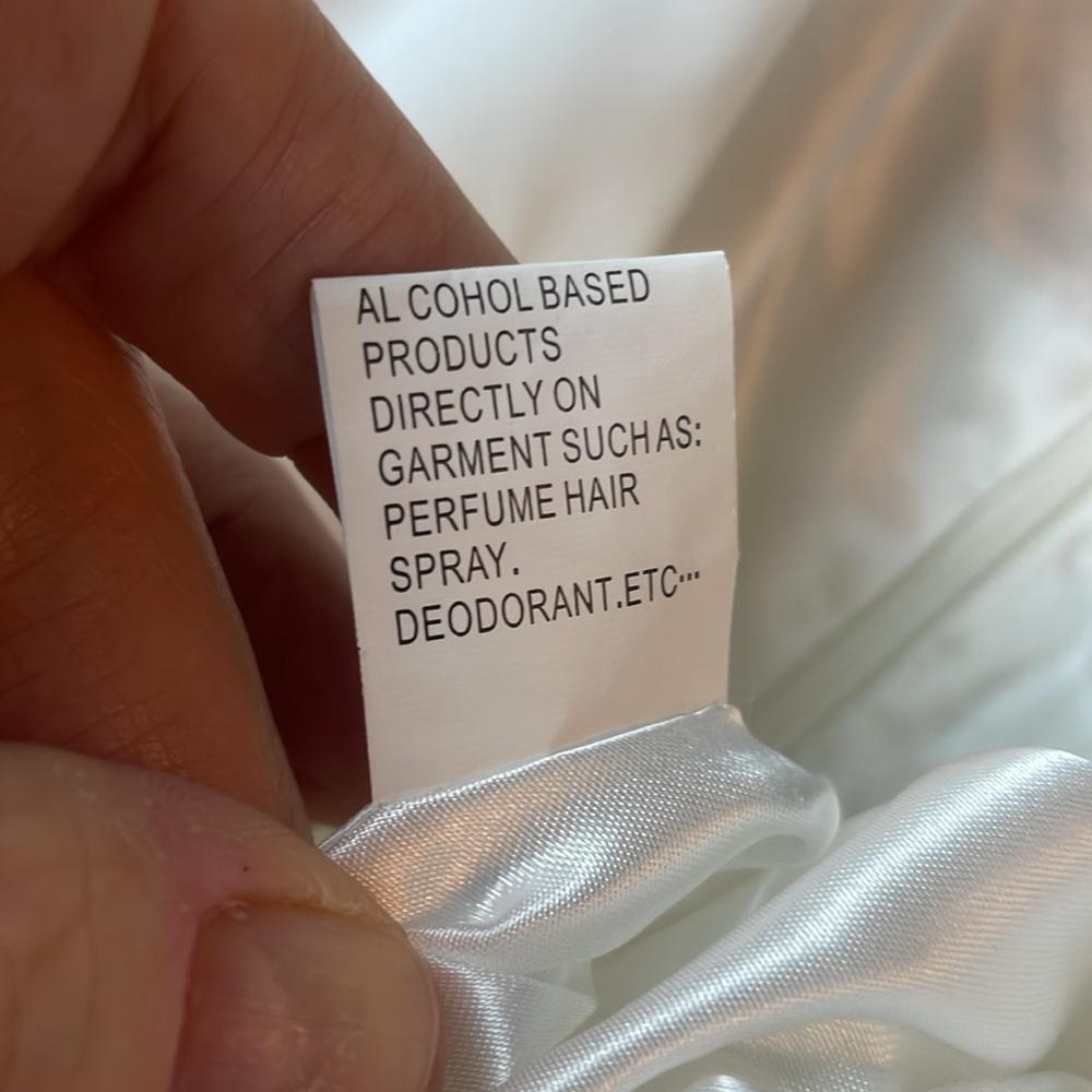 NEW IEENA for MAC DUGGAL 55272 White Chiffon Ball-Gown Wedding Dress Sz 0 - Picture 10 of 14